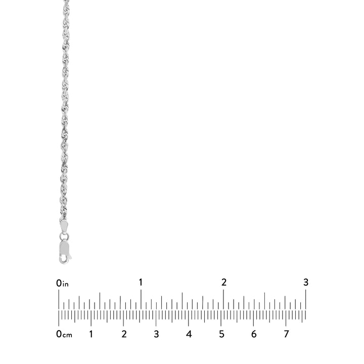 3mm D/C Rope Chain with Lobster Lock