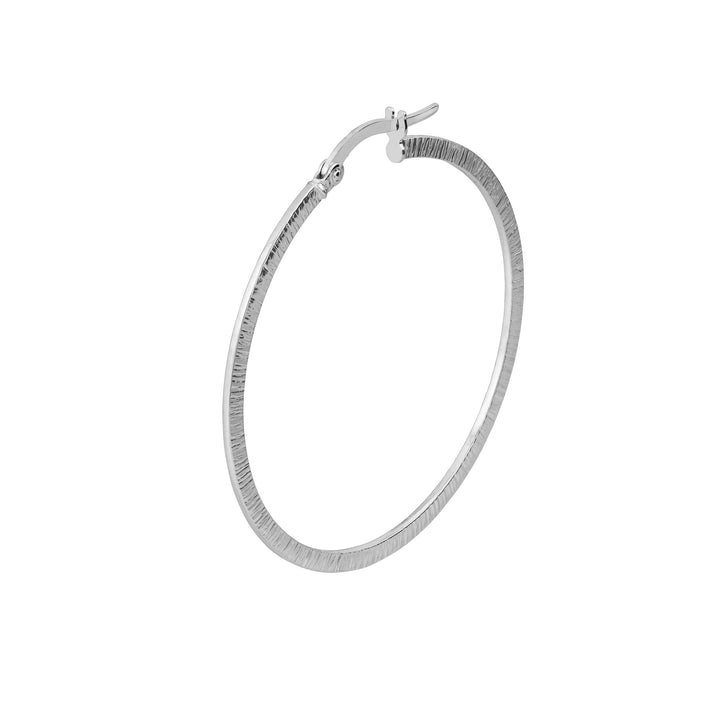 Texture Hoop Earrings