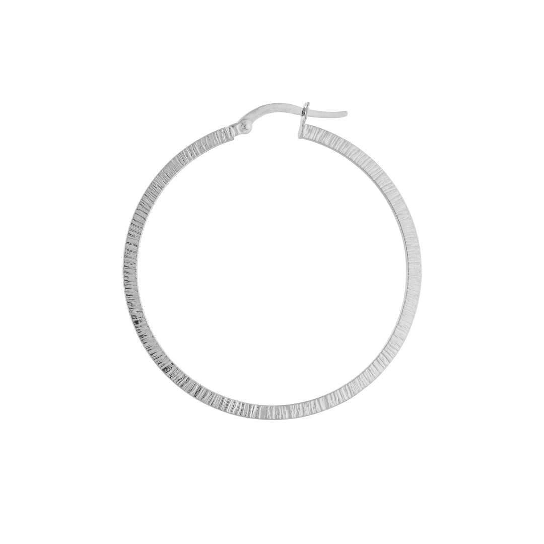 Texture Hoop Earrings