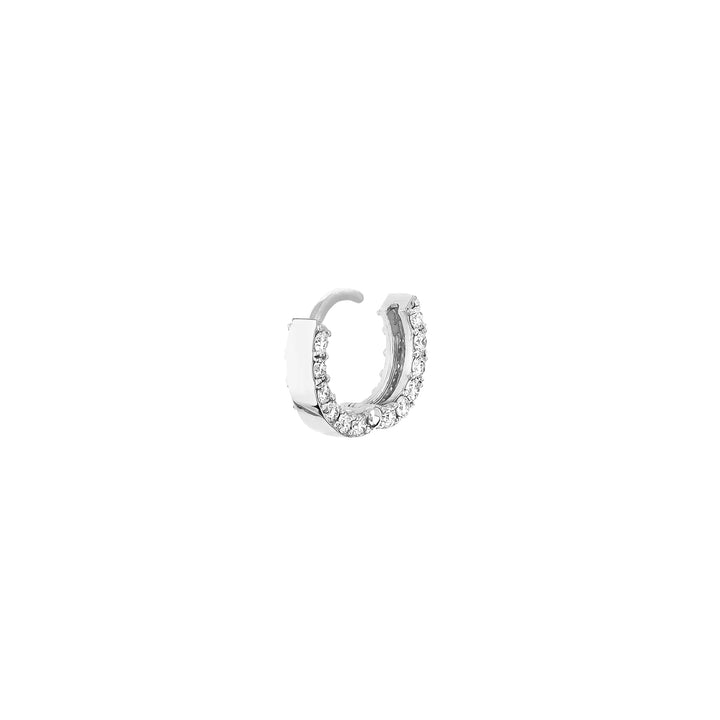 5/8tcw Diamond 10mm Hoop Earrings