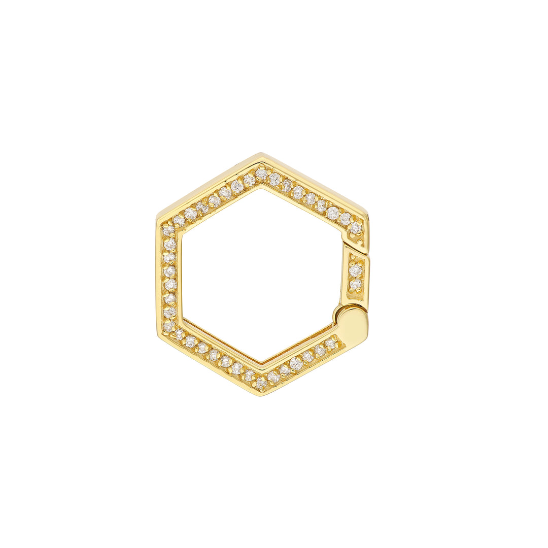 Diamond Hexagon Push Lock