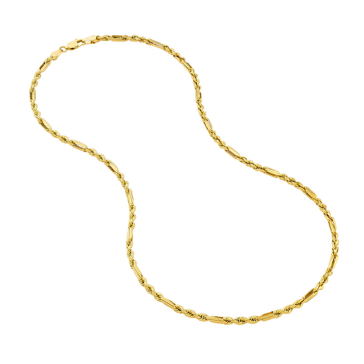 3.00mm D/C Hollow Figarope Milano Chain