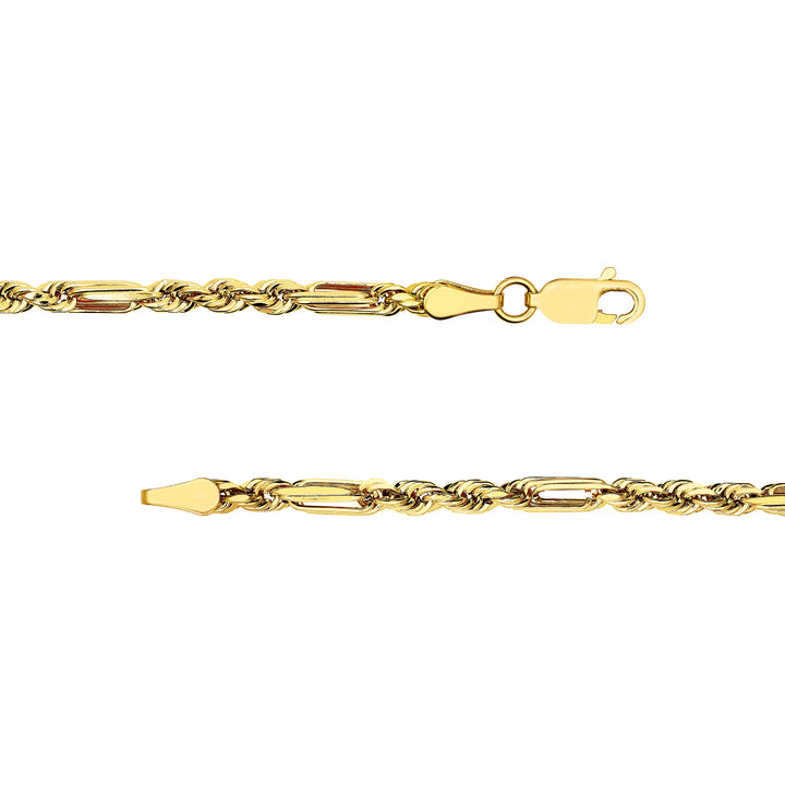 3.00mm D/C Hollow Figarope Milano Chain