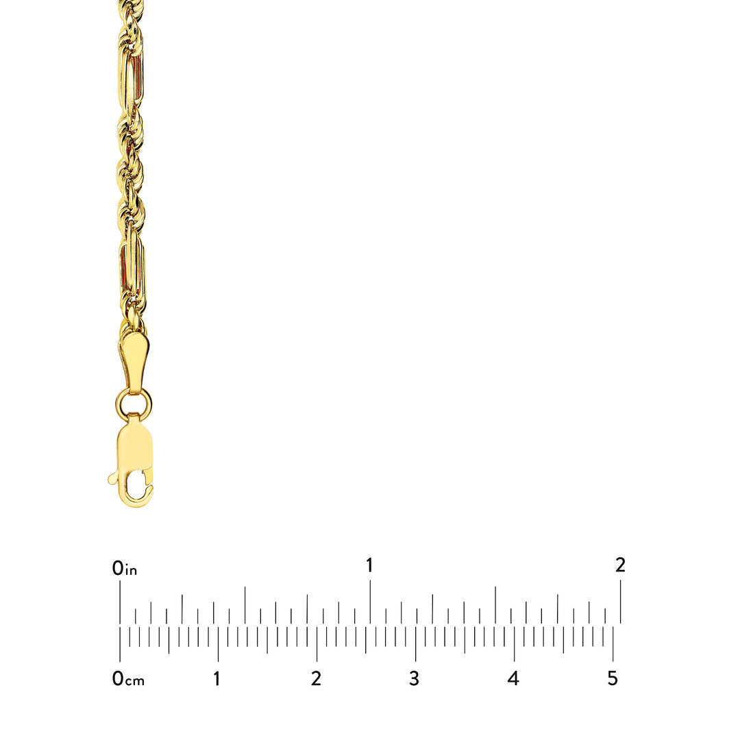3.00mm D/C Hollow Figarope Milano Chain