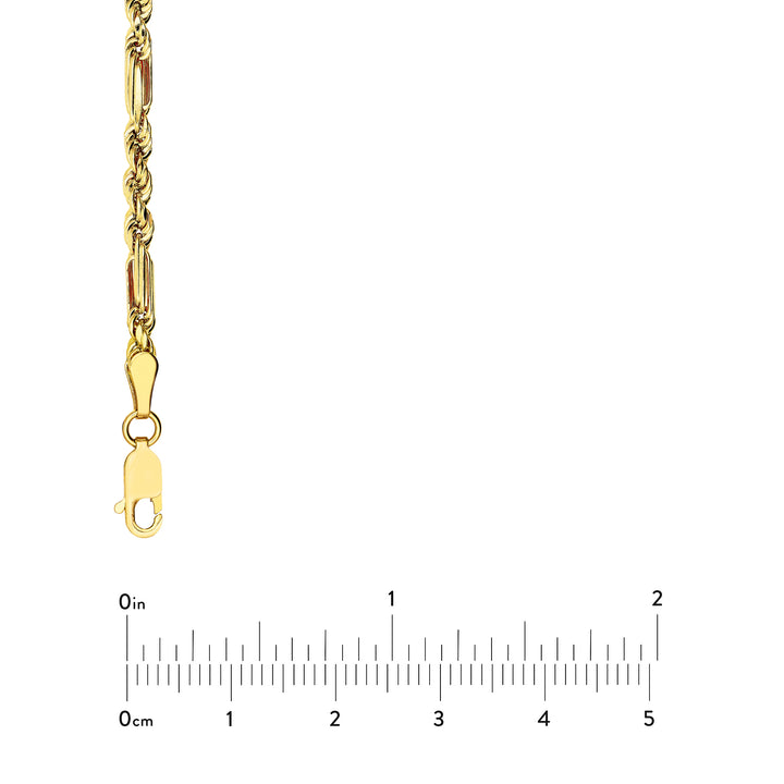 3.00mm D/C Hollow Figarope Milano Chain