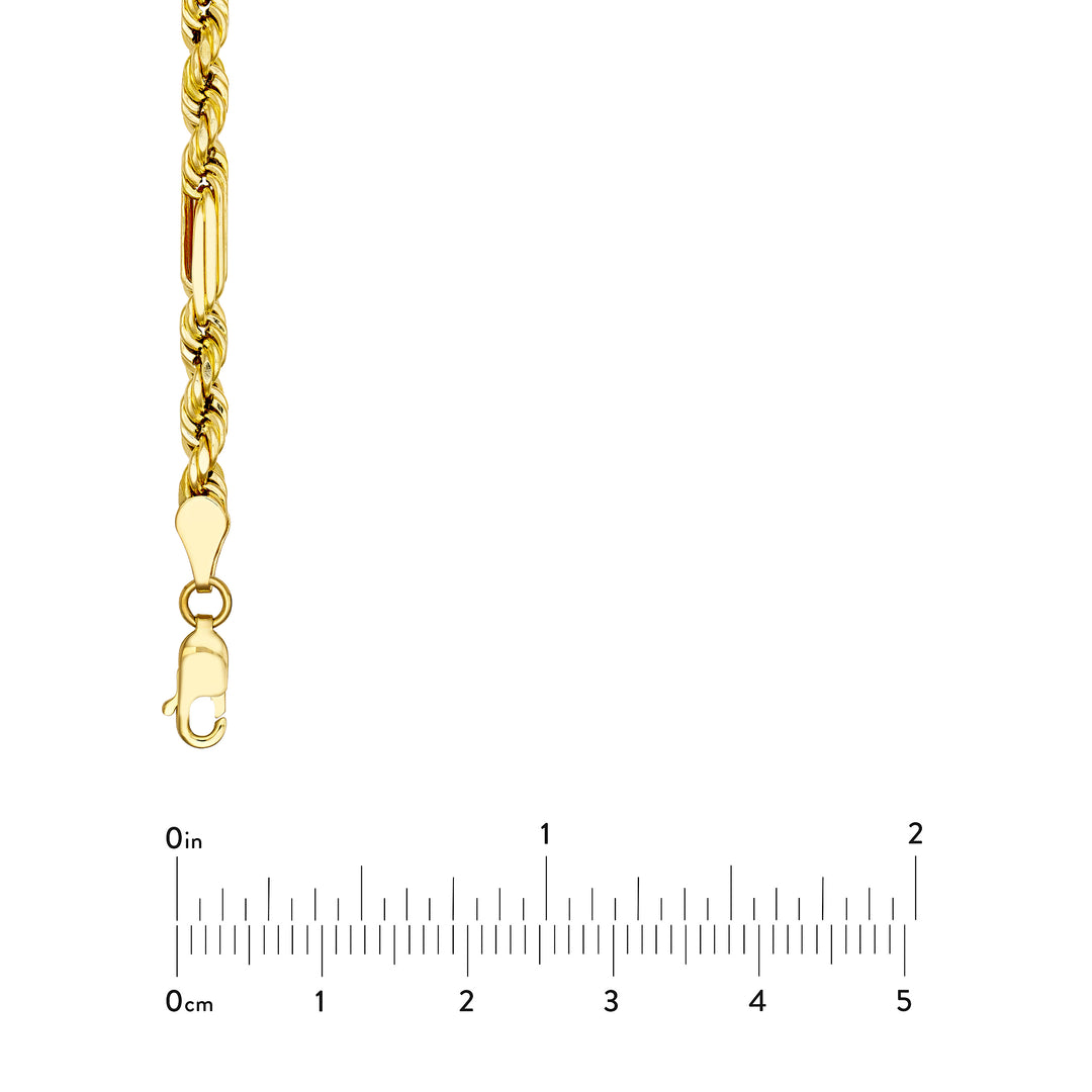 4.00mm D/C Hollow Figarope Milano Chain