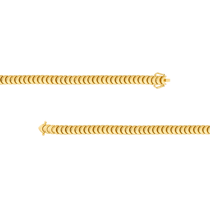 Polished Caterpillar Chain