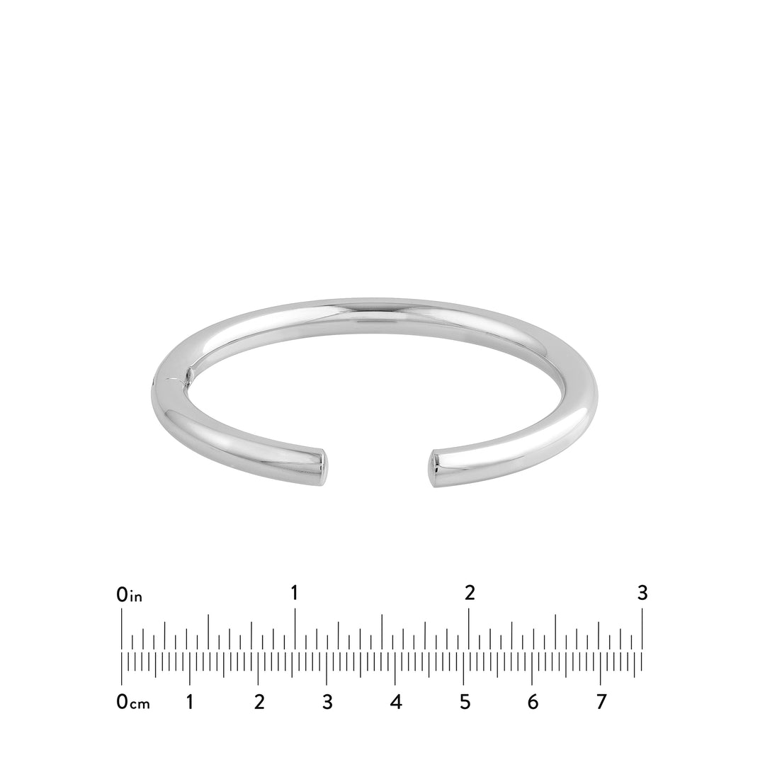 Open Polished Bangle Bracelet