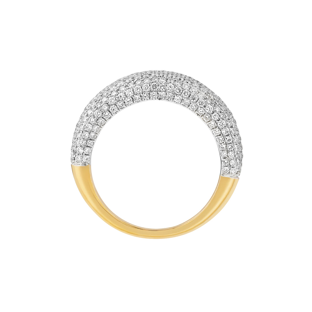 Diamond Pavé Dome Ring