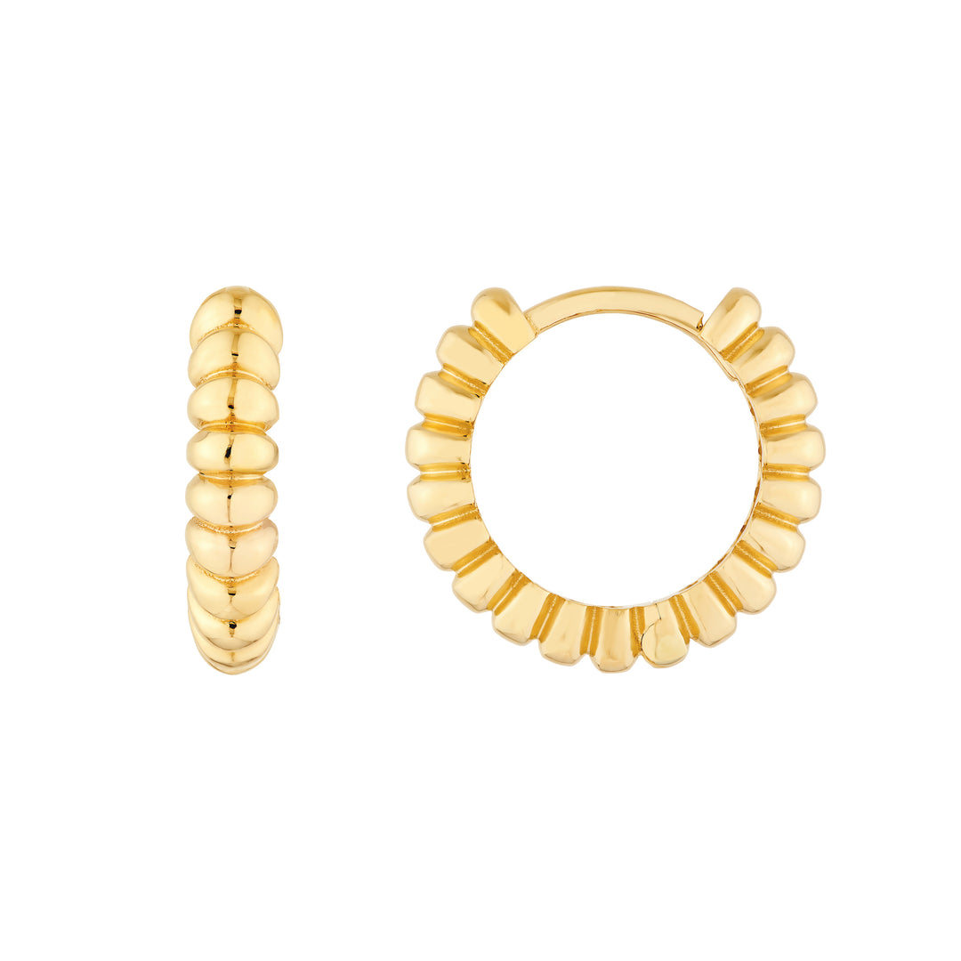 Rope Round Hoop Earrings