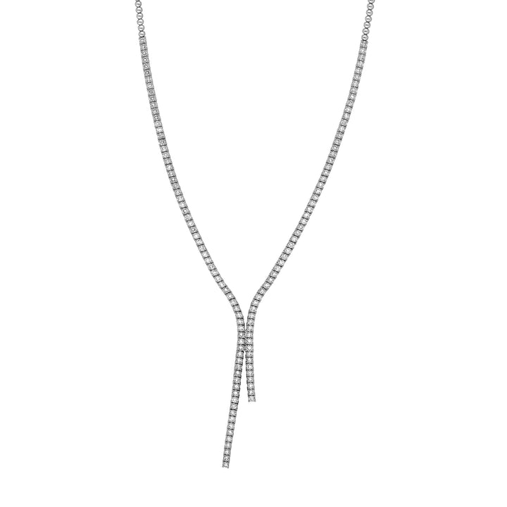 7-1/2tcw Diamond Lariat Necklace