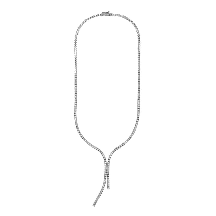 7-1/2tcw Diamond Lariat Necklace