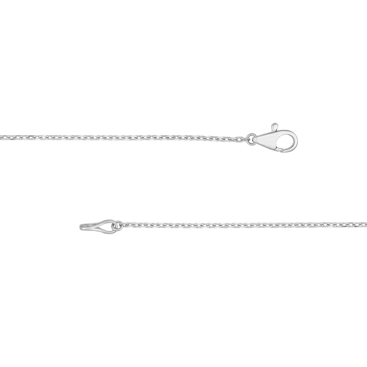 Bezel Set 5 Stone Graduated Diamond Necklace