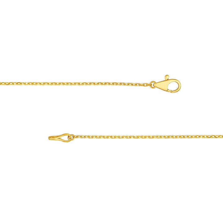 Bezel Set 5 Stone Graduated Diamond Necklace