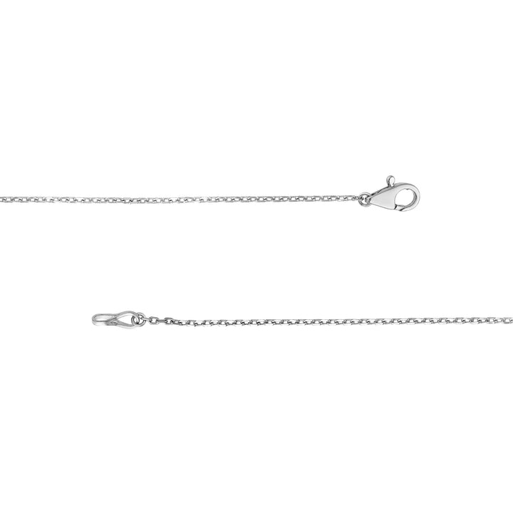 Bezel Set 3 Stone Graduated Necklace
