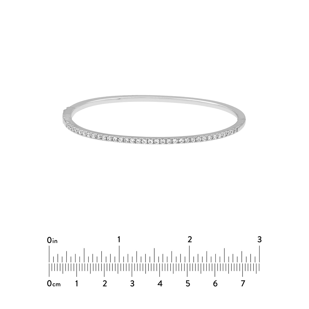 Diamond Half Bangle Bracelet (7/8tcw)