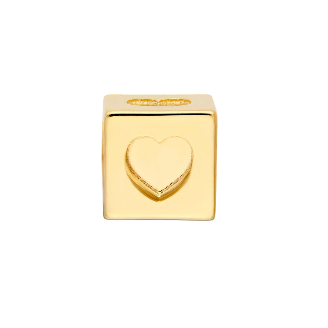 Heart Cube Charm