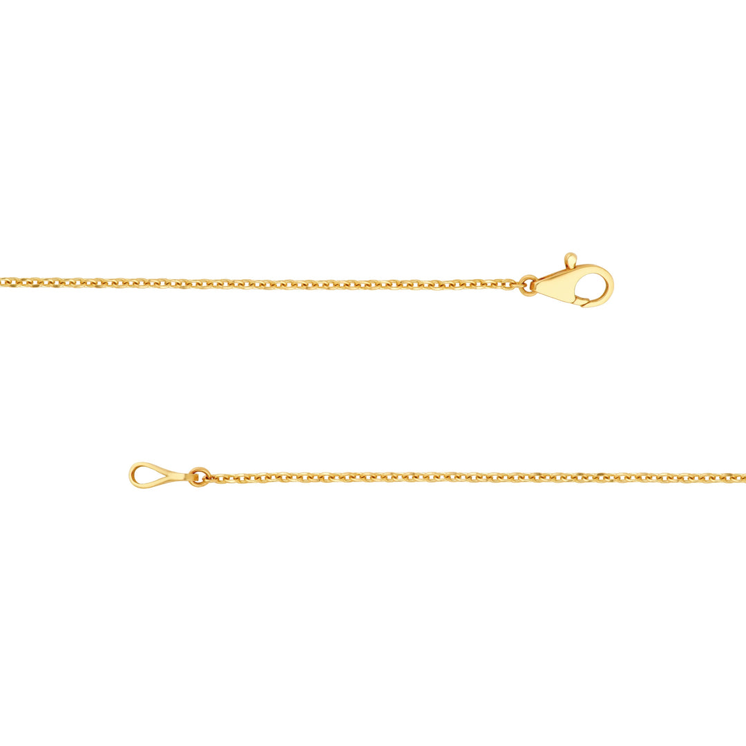 Round Ascending Diamond Necklace (1tcw)
