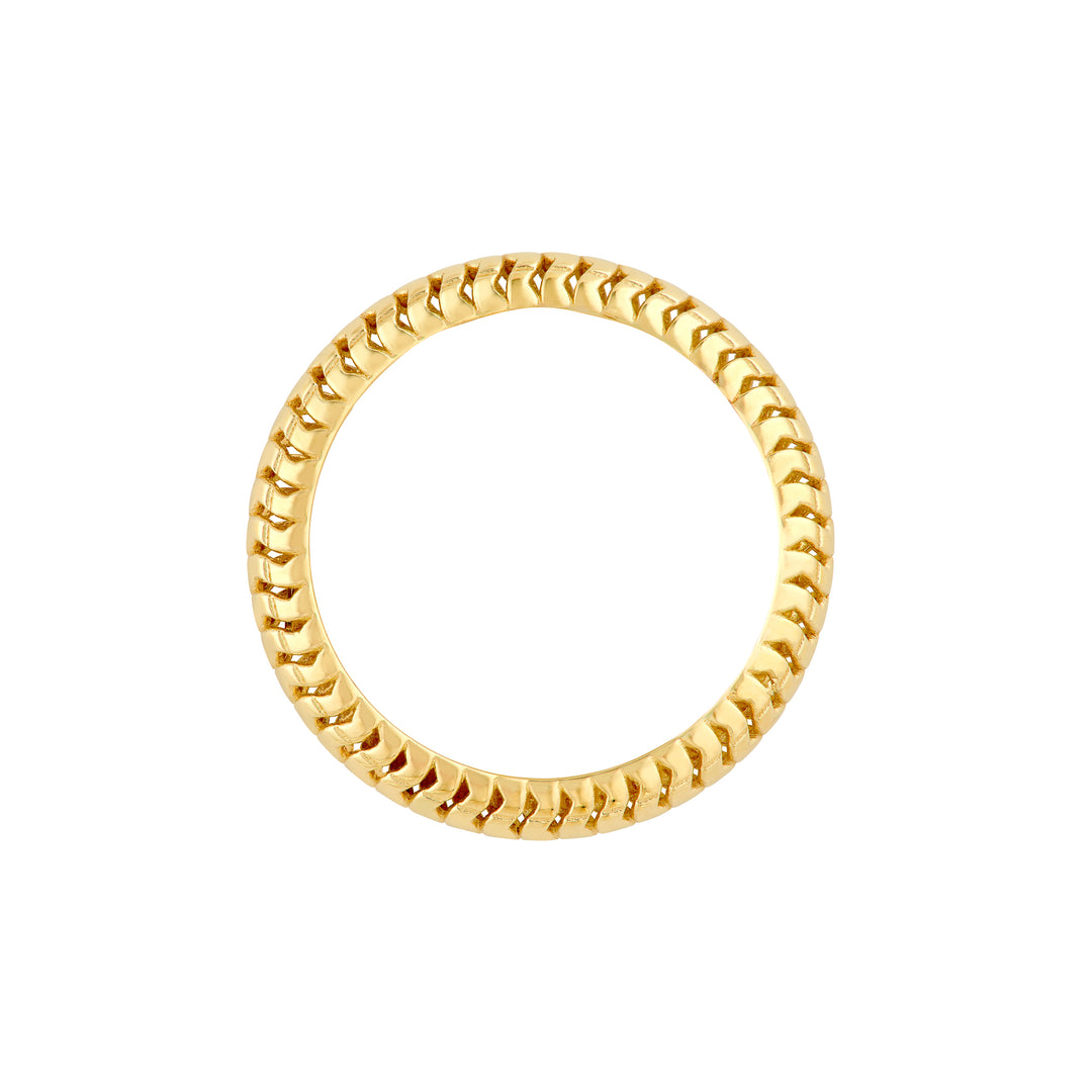 Snake Textured Band Ring
