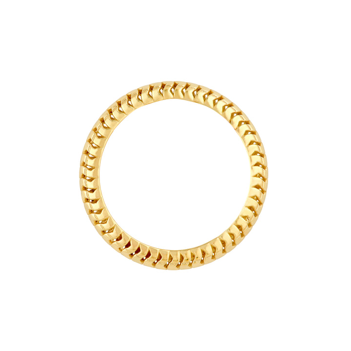 Snake Textured Band Ring