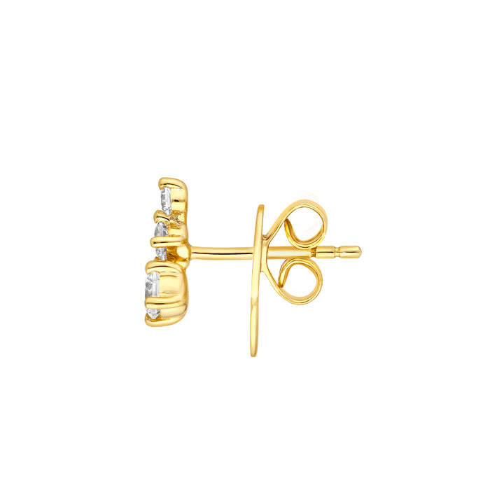 1/5tcw Diamond Graduated Earrings