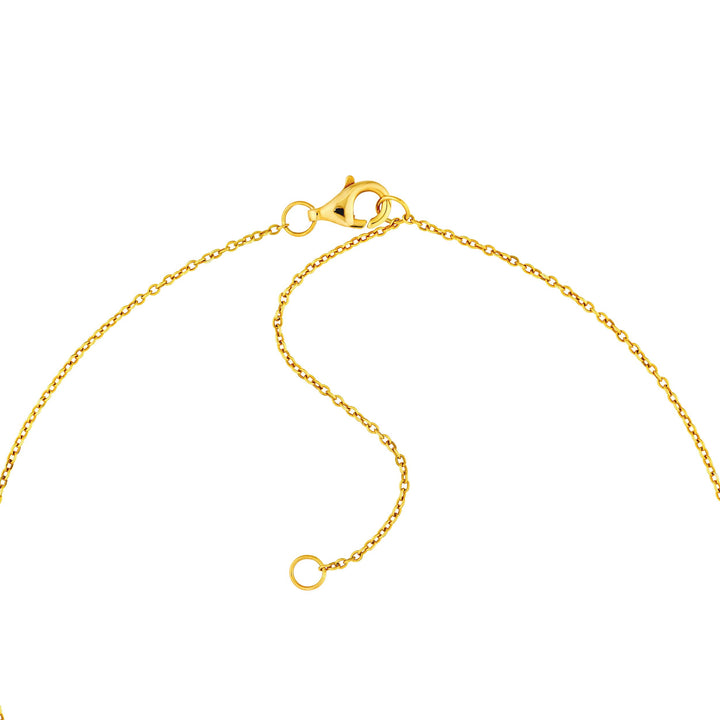 2tcw Pear & Round Diamond Station Necklace