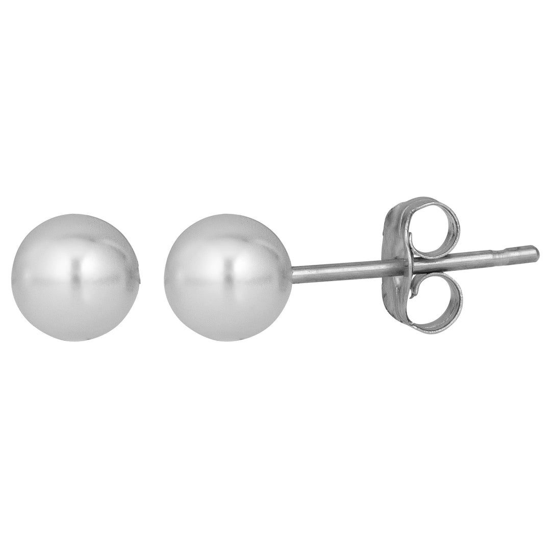 14K Gold 8MM Pearl Stud Earring