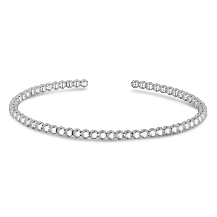 14K Gold 3mm Bead Cuff