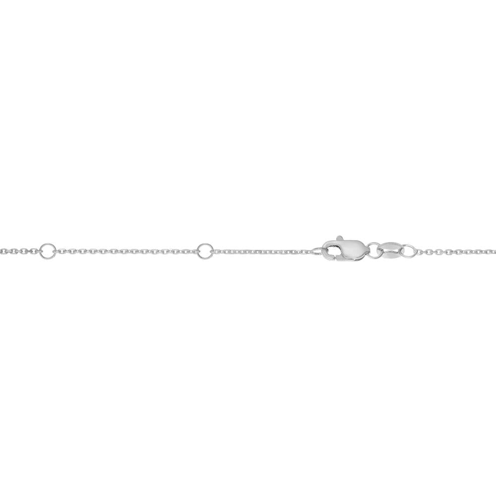 14K Gold 0.87mm Double Extendable Diamond Cut Cable Chain