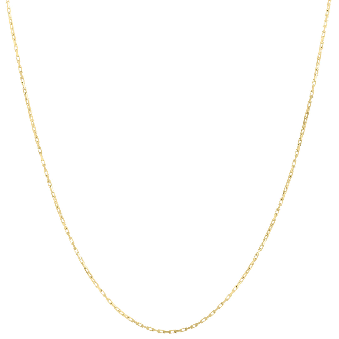 10K Gold 1.3mm French Cable Chain