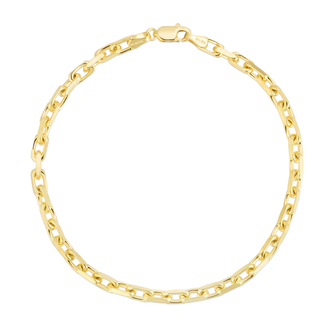 10K Gold 3.6mm French Cable Chain