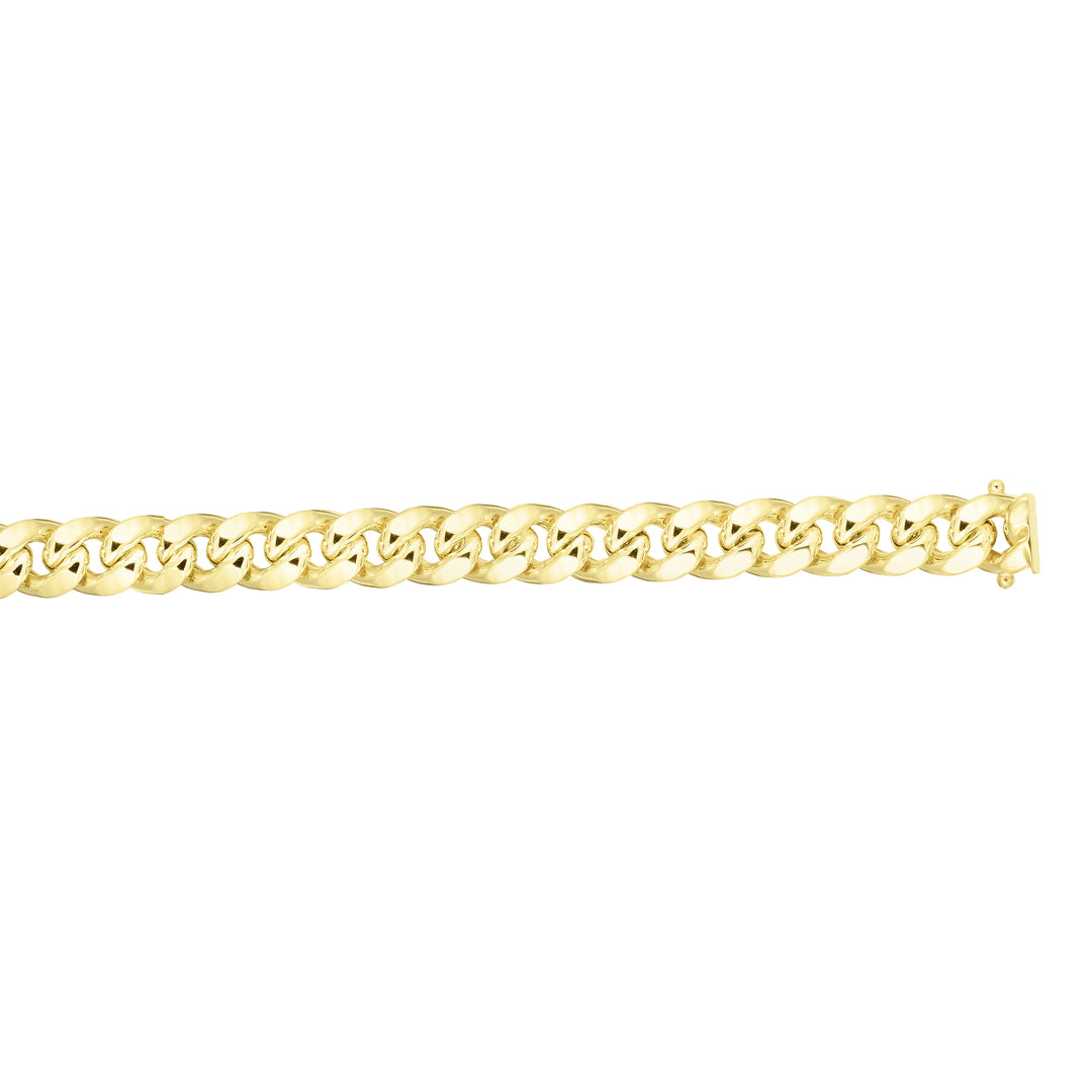 10K Gold 20"" 6.6mm Semi-Solid Classic Miami Cuban